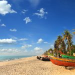 old fishing boats on beach - kerala india
