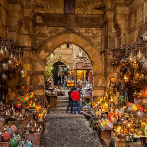 Lamp or Lantern Shop in the Khan El Khalili market