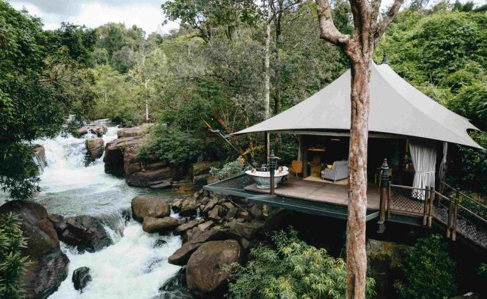 Cambodia wild tent