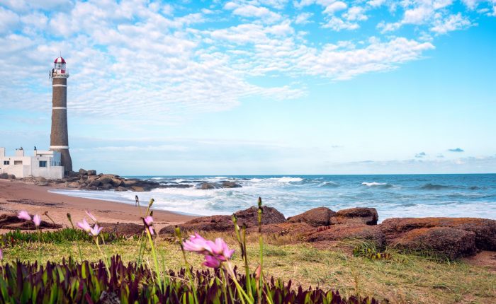 Lighthouse in Jose Ignacio near Punta del Este, Atlantic Coast, Uruguay