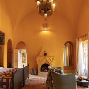 Tranquil hotel bedroom